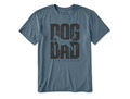 Life is Good Men's Crusher Lite Tee - Dog Dad Silo Stack