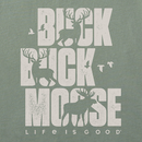 Life is Good Men's Crusher Lite Tee - Buck Buck Moose