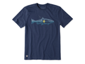 Life is Good Men's Crusher Lite Tee - Fishscape