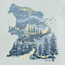 Life is Good Men's Crusher Lite Tee - Bear Mountainscape