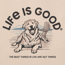 Life is Good Men's Crusher Lite Tee - Best Things Adirondack & Dog