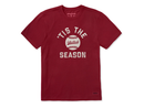 Life is Good Men's Crusher Lite Tee - 'Tis the Season Baseball