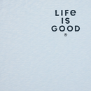 Life is Good Men's Slim Fit Slub Tee - Sunset Two Palms