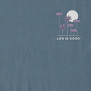Life is Good Women's Crusher Tee - Moon Blooms