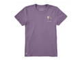 Life is Good Women's Crusher Tee - Sunflowers in the Moon