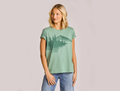 Life is Good Women's Crusher Tee - Watercolor Lakeside