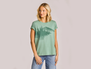 Life is Good Women's Crusher Tee - Watercolor Lakeside