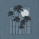 Life is Good Women's Crusher Tee - Moonlit Palms Window
