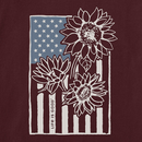 Life is Good Women's Crusher Tee - Sunflower Old Glory Window
