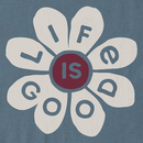 Life is Good Women's Crusher Tee - Life is Good Daisy Petals