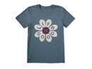 Life is Good Women's Crusher Tee - Life is Good Daisy Petals