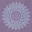 Life is Good Women's Crusher Tee - Fleur Mandala