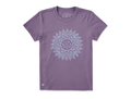 Life is Good Women's Crusher Tee - Fleur Mandala