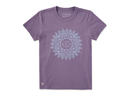 Life is Good Women's Crusher Tee - Fleur Mandala
