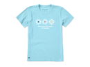 Life is Good Women's Crusher Tee - These Are the Good Old Daisies