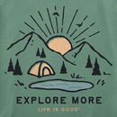 Life is Good Women's Crusher Vee - Explore More Vista
