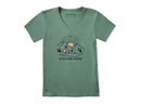 Life is Good Women's Crusher Vee - Explore More Vista