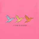 Life is Good Women's Crusher Vee - Three Crafty Hummingbirds