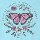 Life is Good Women's Crusher Vee - Positive Powerful Energy Butterfly