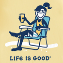 Life is Good Women's Crusher Lite Tee - Jackie Chill Lemonade