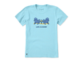 Life is Good Women's Crusher Lite Tee - Adirondacks & Lemonade