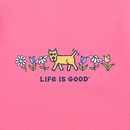 Life is Good Women's Crusher Lite Tee - Rocket Daisy Walk
