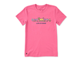 Life is Good Women's Crusher Lite Tee - Rocket Daisy Walk