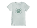 Life is Good Women's Crusher Lite Tee - Best Things in Life Are Dog Paws Floral