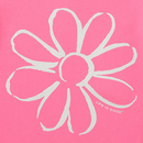Life is Good Women's Crusher Lite Tee - Daisy Outline