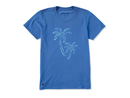 Life is Good Women's Crusher Lite Tee - 2 Simple Palms