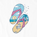 Life Is Good Women's Crusher Lite Vee - Beachy Sailing Flip Flops