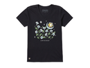 Life Is Good Women's Crusher Lite Vee - Sun and Moonflowers