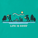 Life Is Good Women's Crusher Lite Vee - Pickleball Vista