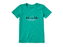 Life Is Good Women's Crusher Lite Vee - Pickleball Vista