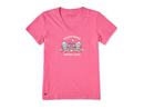 Life Is Good Women's Crusher Lite Vee - Beach More Worry Less Adirondacks
