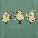 Life Is Good Women's Crusher Lite Vee - Three Tipsy Chicks