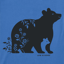 Life Is Good Women's Crusher Lite Vee - Mama and Cub Nordic Flowers