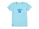 Life Is Good Women's Crusher Lite Vee - Mama Bear Head
