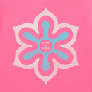 Life is Good Women's Long Sleeve Hooded Crusher Lite Tee - Flower Symmetry