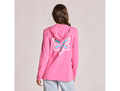 Life is Good Women's Long Sleeve Hooded Crusher Lite Tee - Flower Symmetry