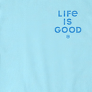 Life is Good Women's Long Sleeve Hooded Crusher Lite Tee - Burst Symmetry