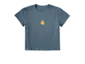 Life is Good Women's Crusher Lite Shrunken Tee - Half a Lemon Mini