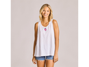Life is Good Women's Slub Easy Fit Tank - Simple Strawberry