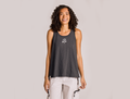 Life is Good Women's Slub Easy Fit Tank - LIG Wordmark Stack