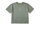 Life is Good Women's Boxy Crusher Tee - Magic Mushrooms Mini