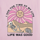 Life is Good Women's Boxy Crusher Tee - Death Valley Time of My Life