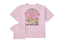 Life is Good Women's Boxy Crusher Tee - Death Valley Time of My Life