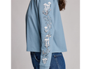 Life is Good Women's Boxy Crusher Hoodie - Mushroom Garden