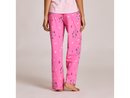 Life is Good Women's Snuggle Up Sleep Pant - Strawberry and Floral Pattern
