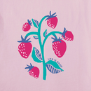 Life is Good Women's Snuggle Up Sleep Vee - Strawberry Bunch
